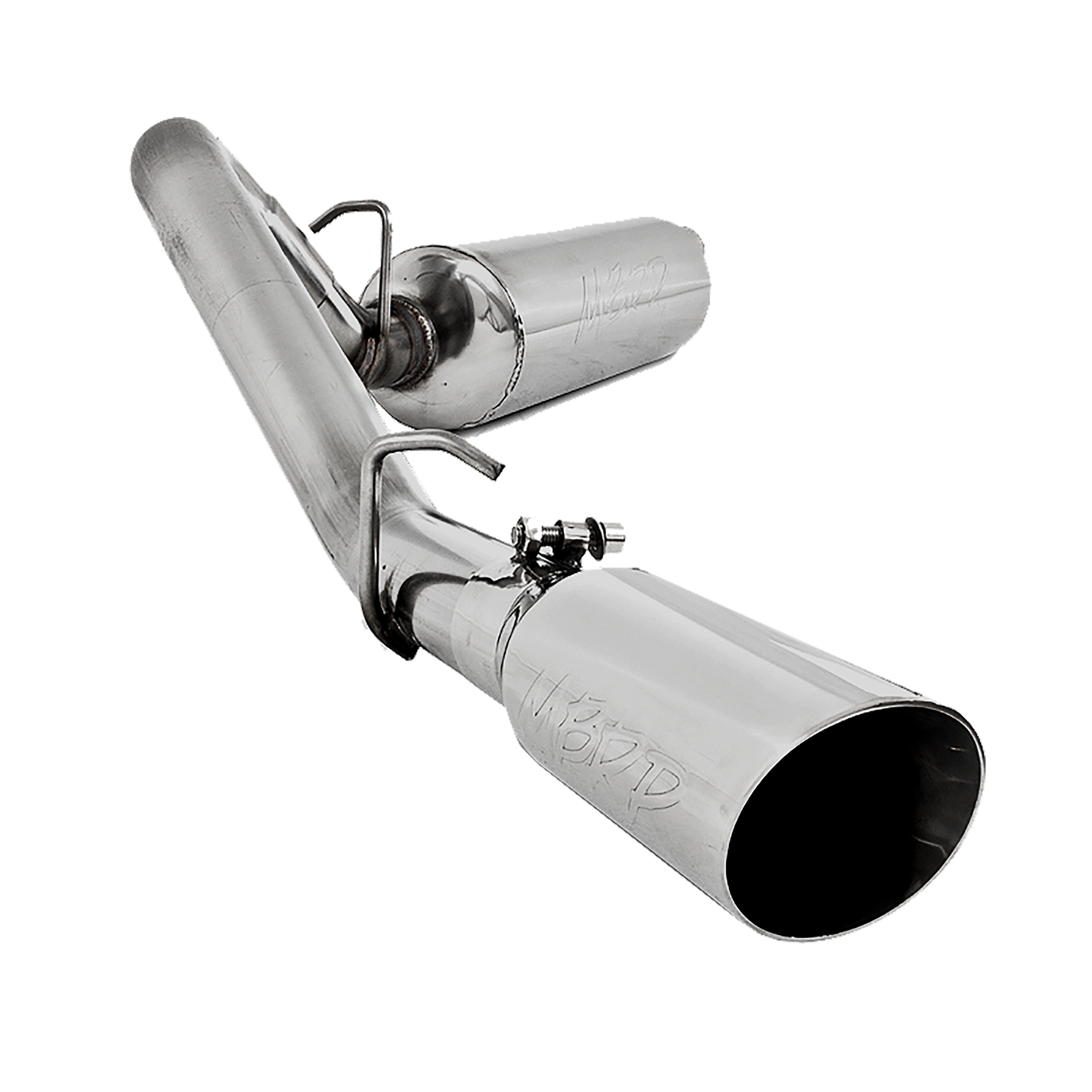 MBRP S5500409 - Jeep TJ Cat Back Exhaust System Single Side T409 Stainless Steel For 00-06 Wrangler TJ