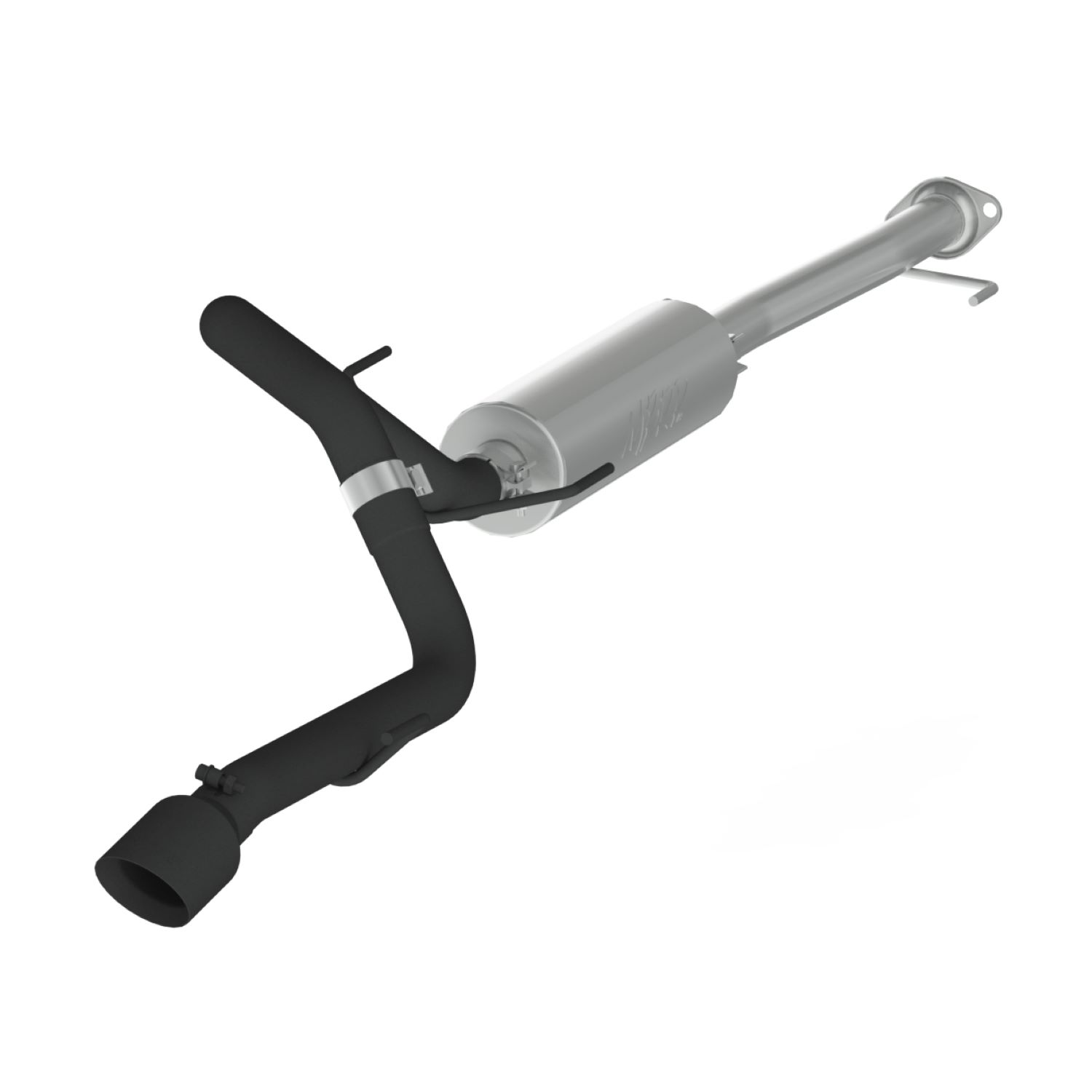 MBRP S5342BLK - Toyota 2.5 Inch Cat Back Exhaust System For 04-24 4-Runner 11-16 Land Cruiser Prado Single Side Armor Black