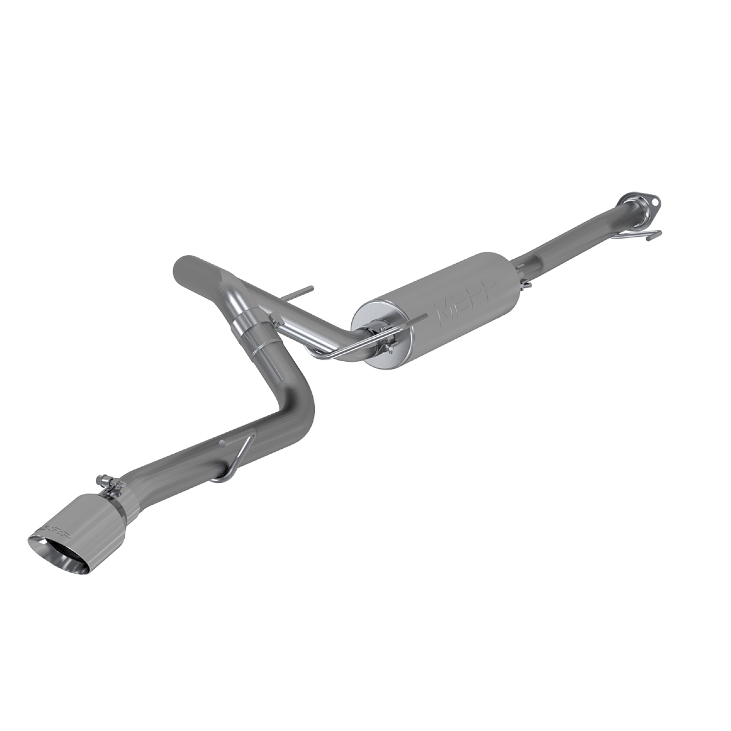 MBRP S5342AL - Toyota 2.5 Inch Cat Back Exhaust System For 04-24 4 Runner 11-16 Land Cruiser Prado Single Side Armor Lite