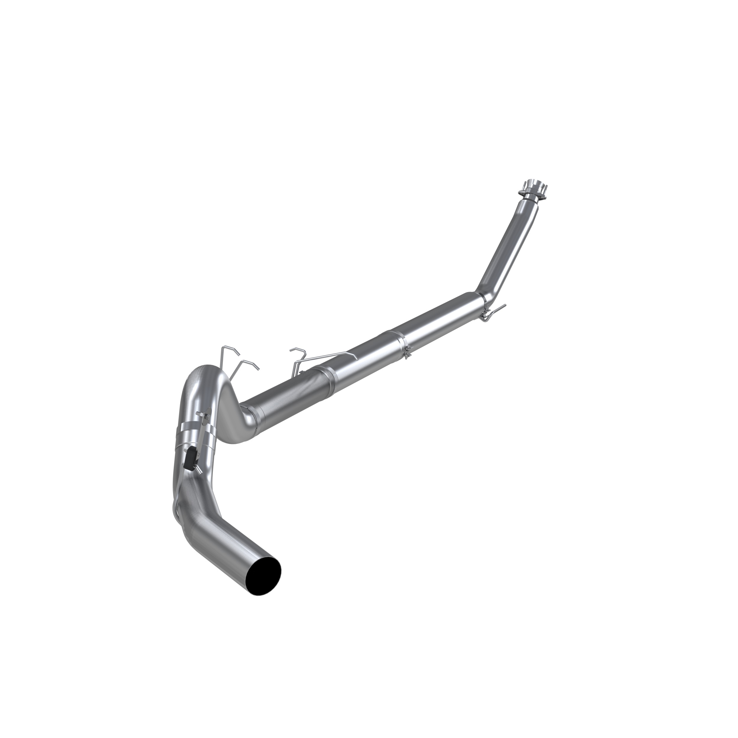 MBRP S61120PLM - Dodge 5 Inch Single Side Turbo No Muffler Armor Lite For 98-02 Dodge Ram 2500/3500 Cummins