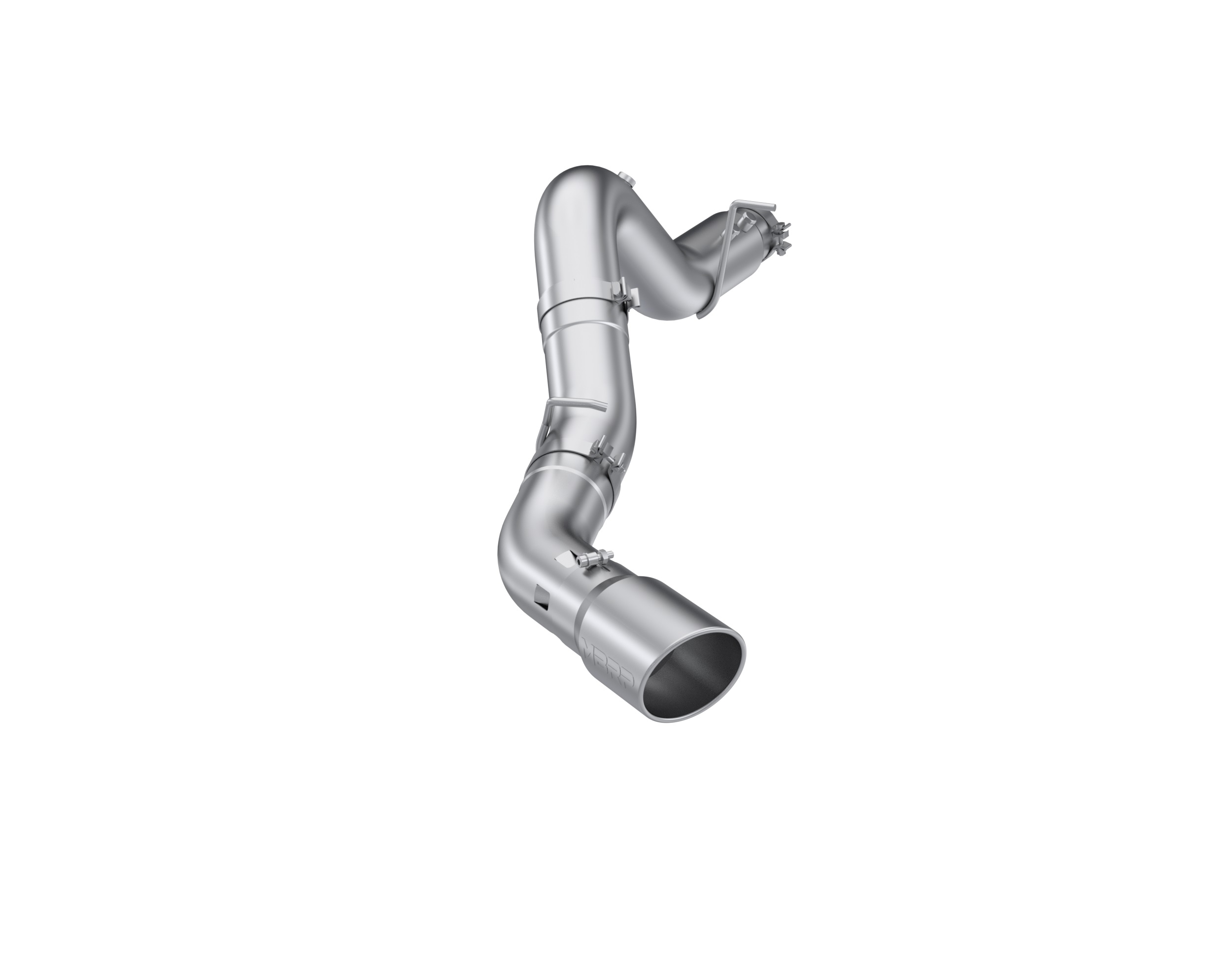 MBRP S60610AL - 2020-2023 Chevrolet/GMC 2500/3500 HD 6.6L Duramax EC/CC Armor Lite Aluminized Steel 5 Inch Filter Back Single Side Exit