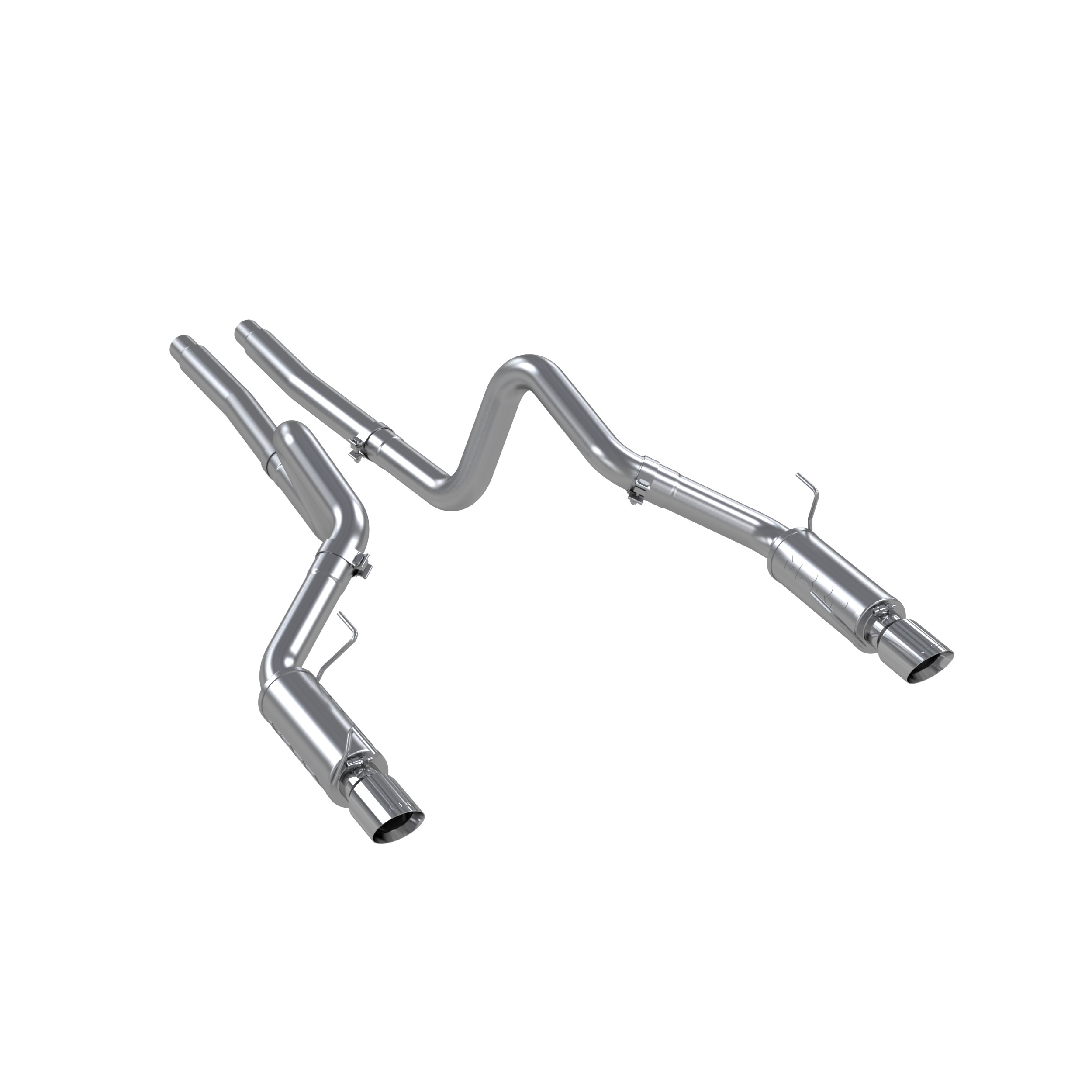 MBRP S7270409 - 3in Cat Back Exhaust System Dual Split Rear Race Version T409 Stainless Steel 4 Inch Tips For 05-09 Ford Mustang GT 4.6L 07-10 Ford Shelby GT500 MBRP S7270409 - 3in Cat Back Exhaust System Dual Split Rear Race Version T409 Stainless Steel 4 Inch Tips For 05-09 Ford Mustang GT 4.6L 07-10 Ford Shelby GT500