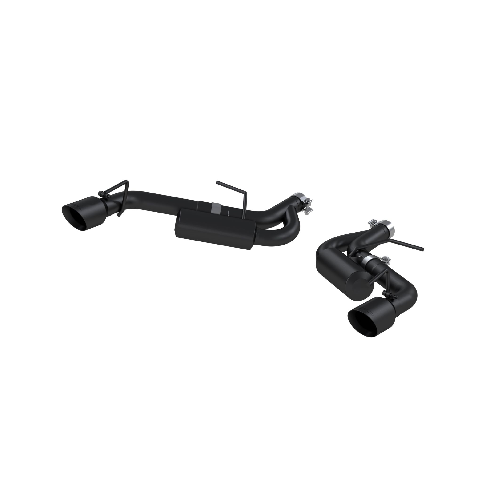 MBRP S7038BLK - Armor BLK 2.5 Inch Axle Back Non NPP For 16-24 Chevrolet Camaro 2.0T 16-24 Chevrolet Camaro V6 3.6L