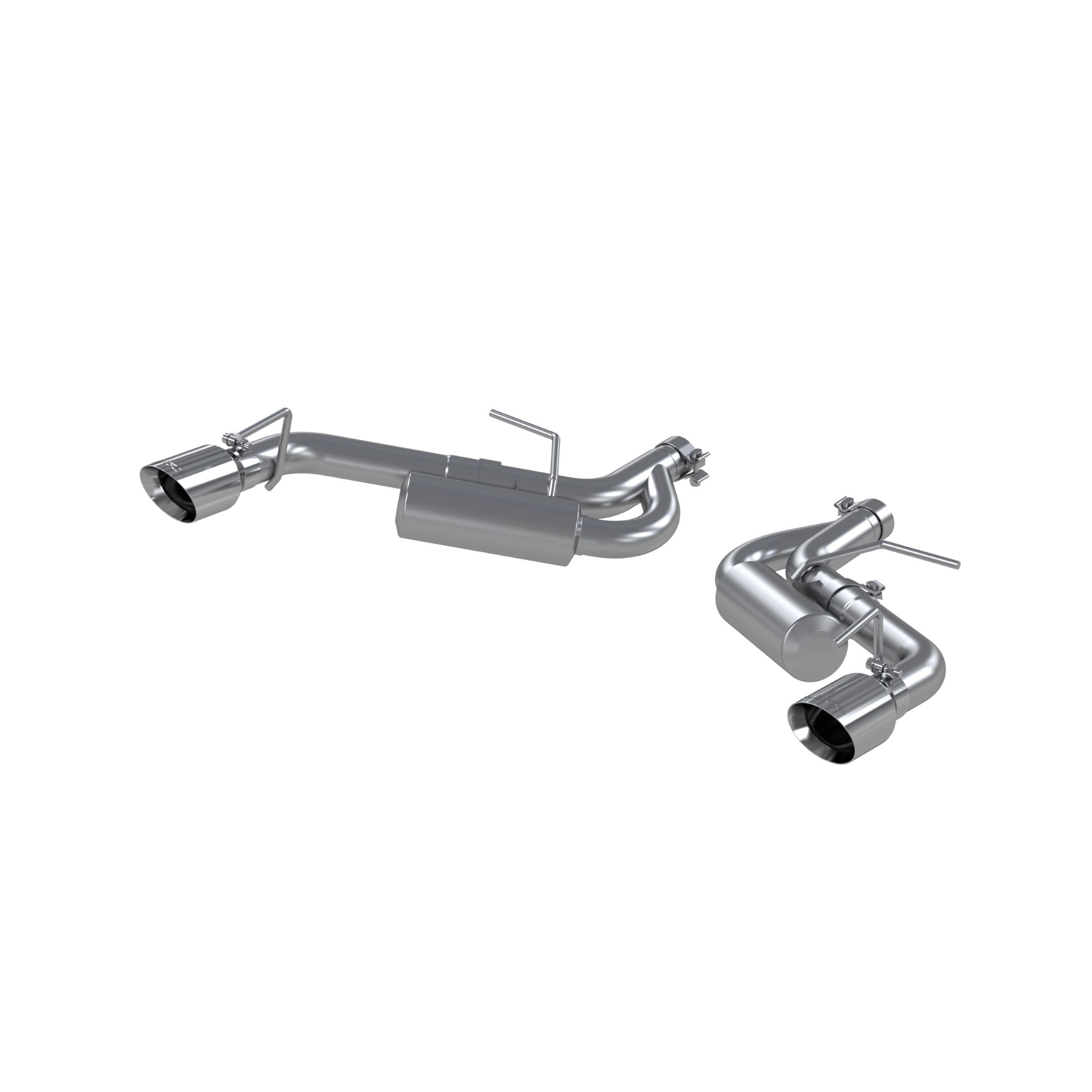 MBRP S7038304 - Exhaust Pipe 2.5 Inch Axle Back Non NPP For 16-24 Camaro 2.0T V6 3.6L T304 Stainless Steel
