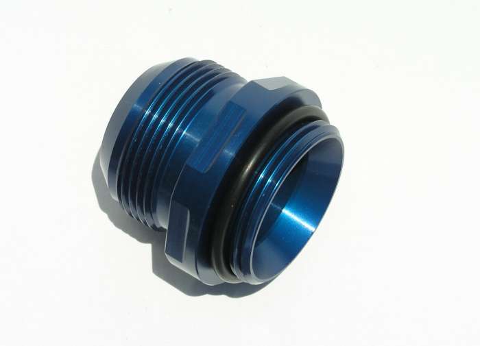 Meziere WN0041B - #20 AN Water Neck Fitting - Blue