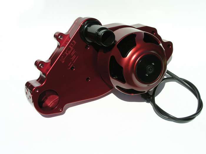 Meziere WP319R - SBC LS1 Billet Electric W/P - Red