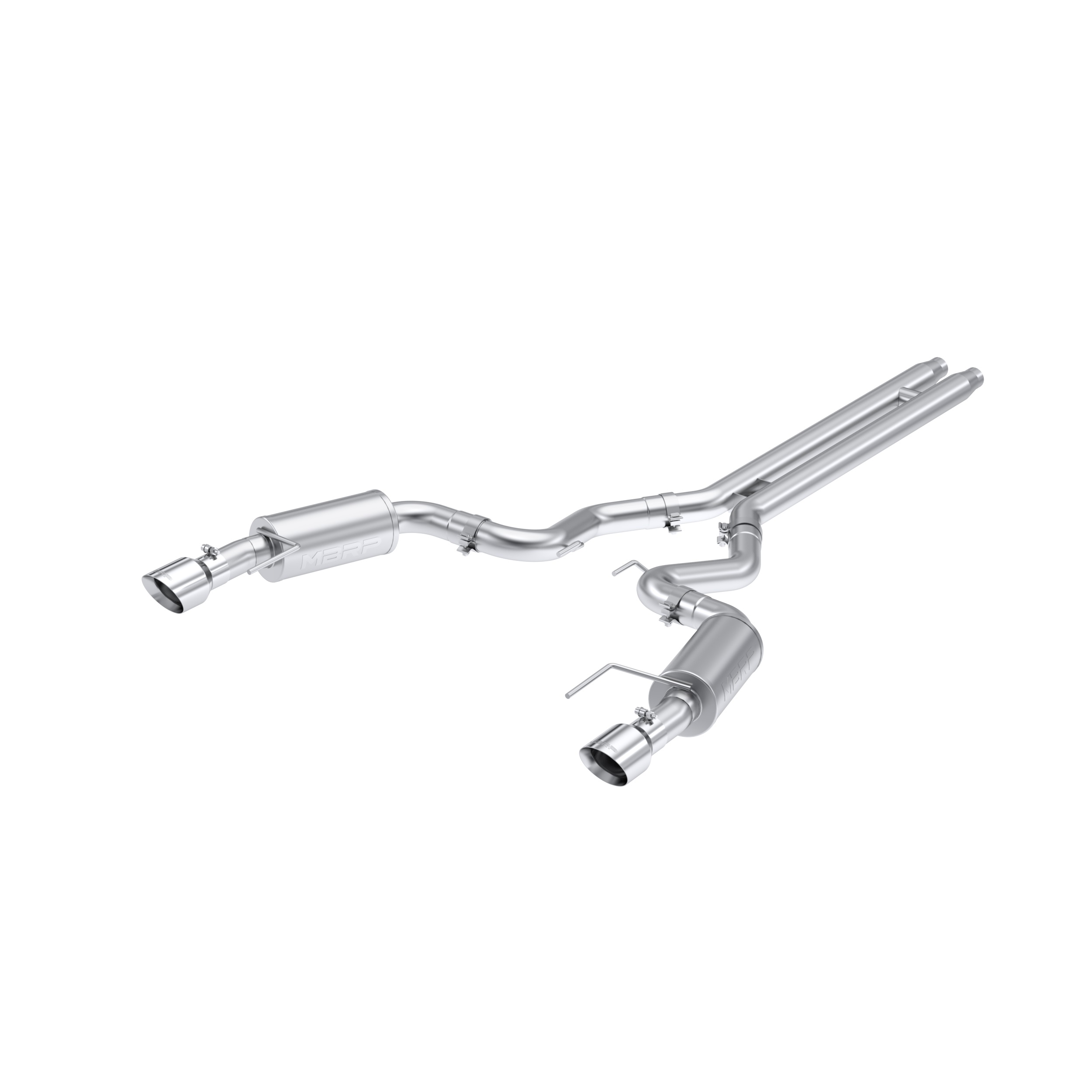 MBRP S7251AL - 2024-Up For Mustang GT S650 5.0L Armor Lite Aluminized Steel 3 Inch Cat-Back Dual Split Rear Street Version