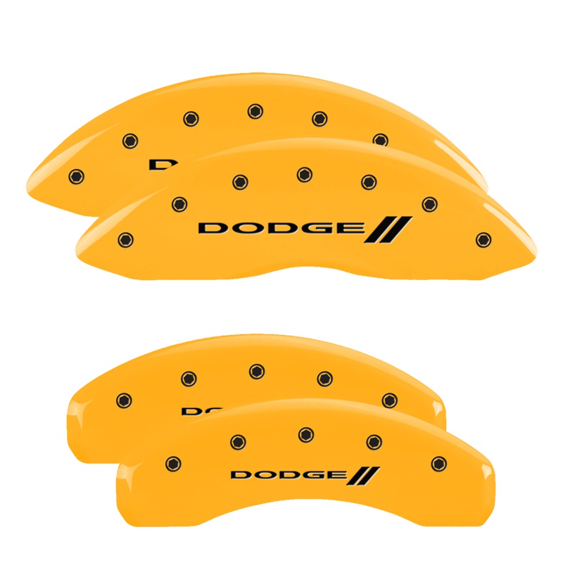 MGP 12043SDD3YL - 4 Caliper Covers Engraved F & R w/ Stripes/Dodge Yellow Finish Black Char 2008 Dodge Durango MGP 12043SDD3YL - 4 Caliper Covers Engraved F & R w/ Stripes/Dodge Yellow Finish Black Char 2008 Dodge Durango