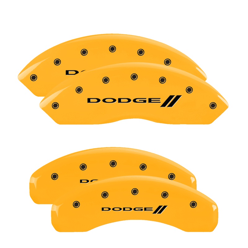 MGP 12059SDD3YL - 4 Caliper Covers Engraved F & R Stripes/Dodge Yellow Finish Black Char 2010 Dodge Nitro MGP 12059SDD3YL - 4 Caliper Covers Engraved F & R Stripes/Dodge Yellow Finish Black Char 2010 Dodge Nitro