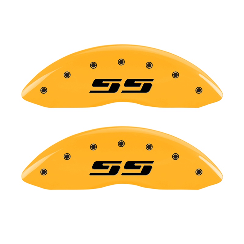 MGP 14207FSS3YL - 2 Caliper Covers Engraved Silverado SS Yellow Finish Blk Char 10 Chevy Silverado 1500 MGP 14207FSS3YL - 2 Caliper Covers Engraved Silverado SS Yellow Finish Blk Char 10 Chevy Silverado 1500