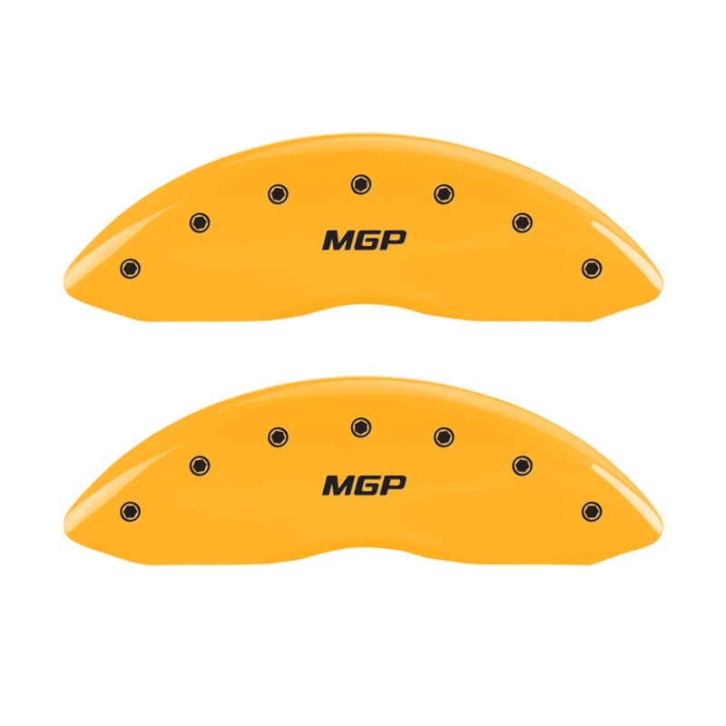 MGP 14238FMGPYL - 2 Caliper Covers Engraved Front Yellow Finish Black Char 2005 Chevy Silverado 1500 MGP 14238FMGPYL - 2 Caliper Covers Engraved Front Yellow Finish Black Char 2005 Chevy Silverado 1500
