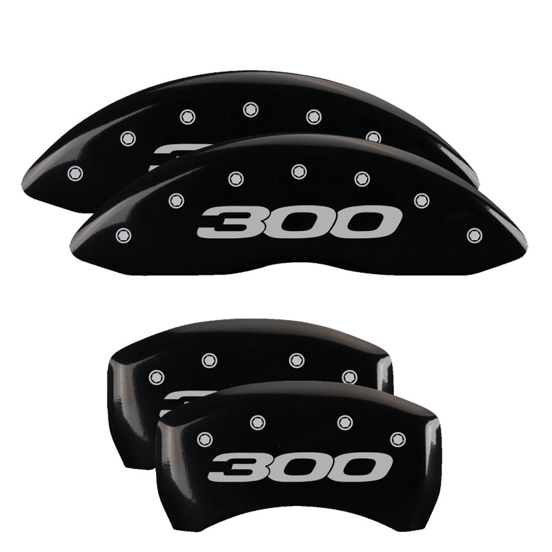 MGP 32016S301BK - 4 Caliper Covers Engraved Front & Rear 300/2017 Black Finish Silver Char 2014 Chrysler 300 MGP 32016S301BK - 4 Caliper Covers Engraved Front & Rear 300/2017 Black Finish Silver Char 2014 Chrysler 300