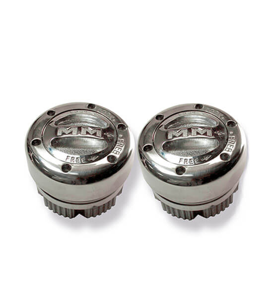 Mile Marker 104 - 19 Spline Premimun Manual Hub Internal Bolts Stainless Steel
