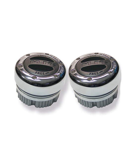 Mile Marker 302 - 19 Spline Manual Hub 6 Internal Bolts Chrome Street Master