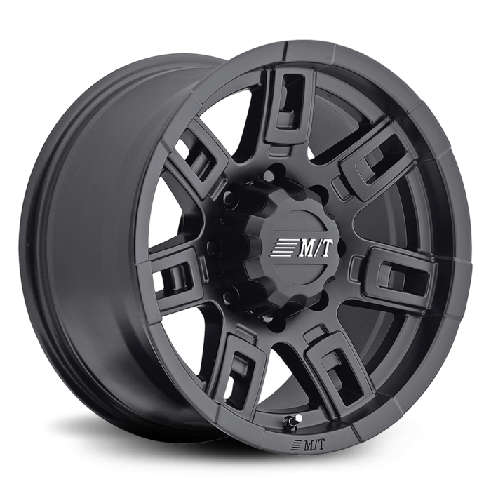 Mickey Thompson 90000019420 - Sidebiter II 20X9 with 6X135 Bolt Pattern 5.000 Back Space Satin Black