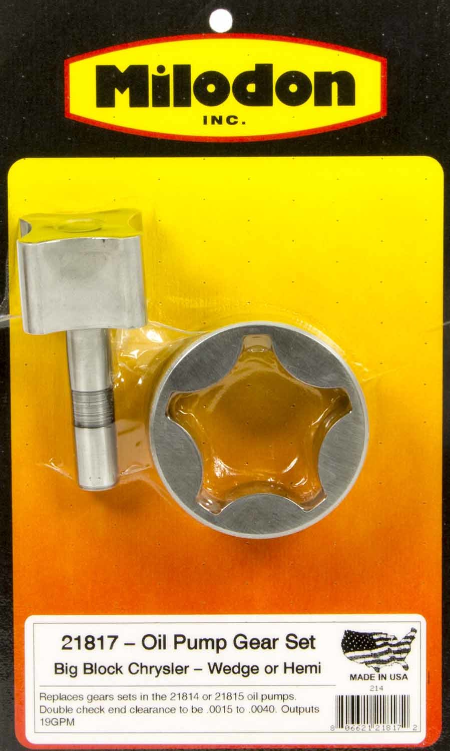 Milodon 21817 - Chrys. Oil Pump Gears