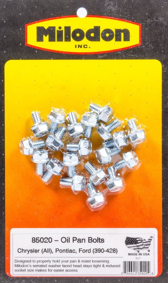 Milodon 85020 - Oil Pan Bolt Kit BBM