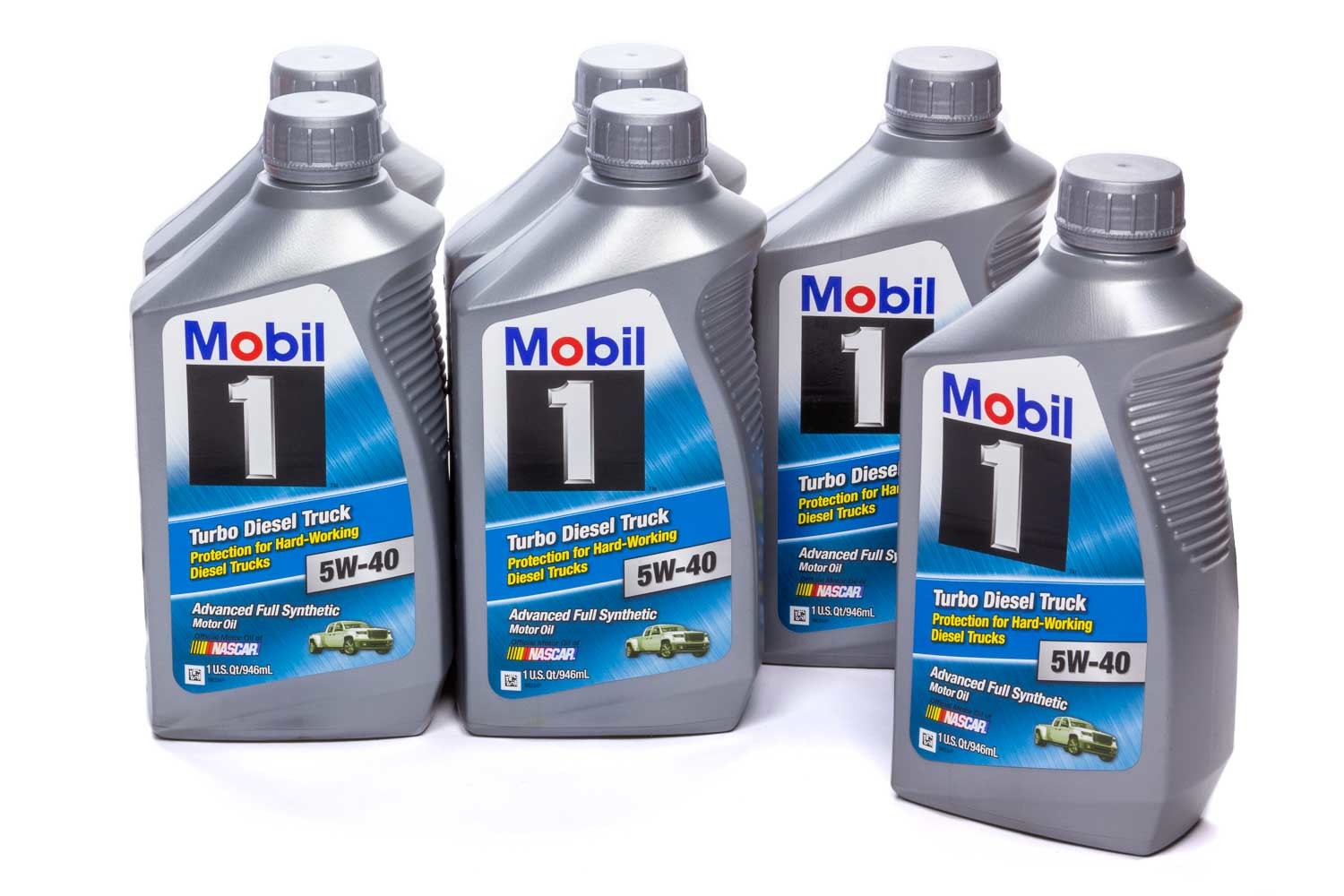 Mobil 1 122253 - 5w40 Turbo Diesel Oil Case 6x1 Qt Bottles