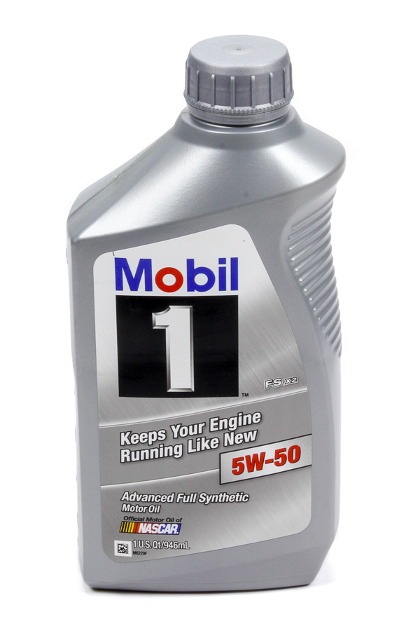 Mobil 1 MOB122075-1 - 5w50 Synthetic Oil 1 Qt. FS X2