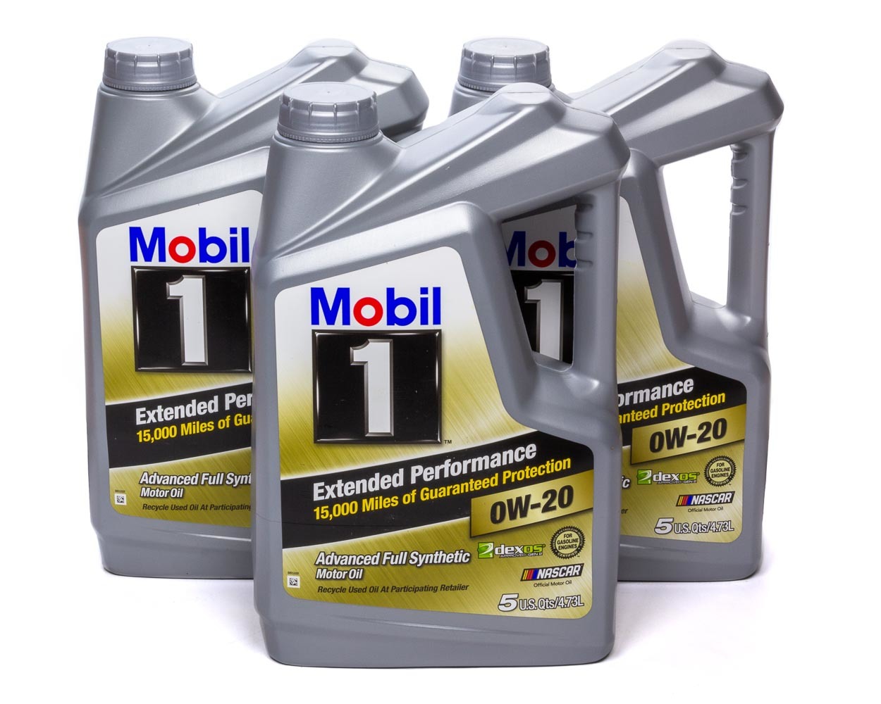 Mobil 1 120903 - 0w20 EP Oil Case 3x5 Qt Bottles Dexos