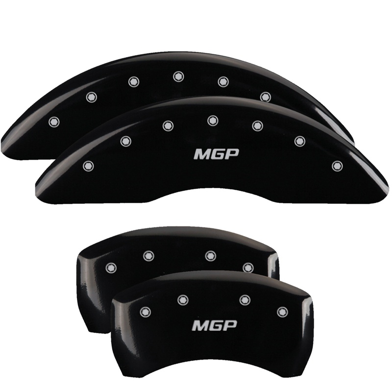 MGP 49012SMGPBK - 4 Caliper Covers Engraved Front & Rear Black Finish Silver Char 2016 Buick Regal MGP 49012SMGPBK - 4 Caliper Covers Engraved Front & Rear Black Finish Silver Char 2016 Buick Regal