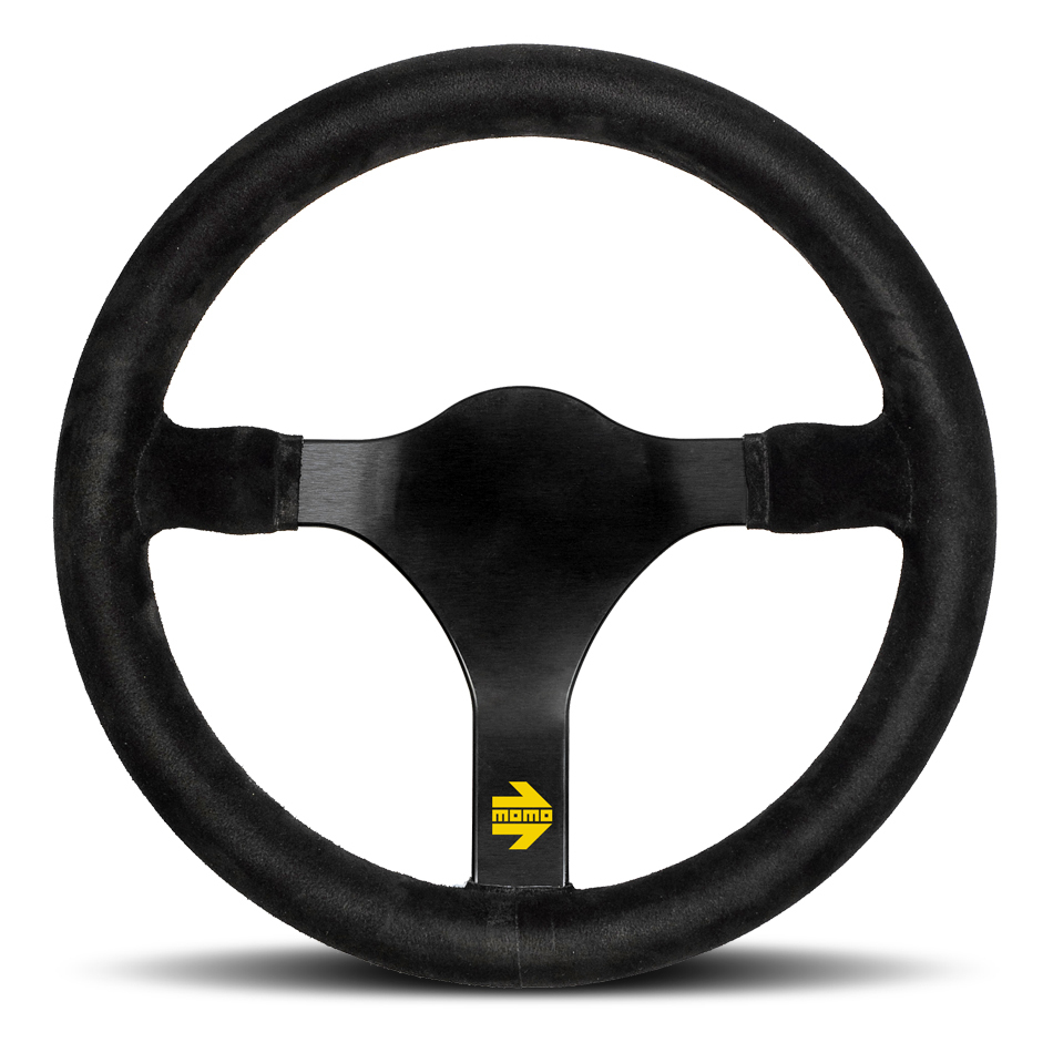 MOMO R1988/32S - MOD88 Steering Wheel 320 mm -  Black Suede/Black Spokes