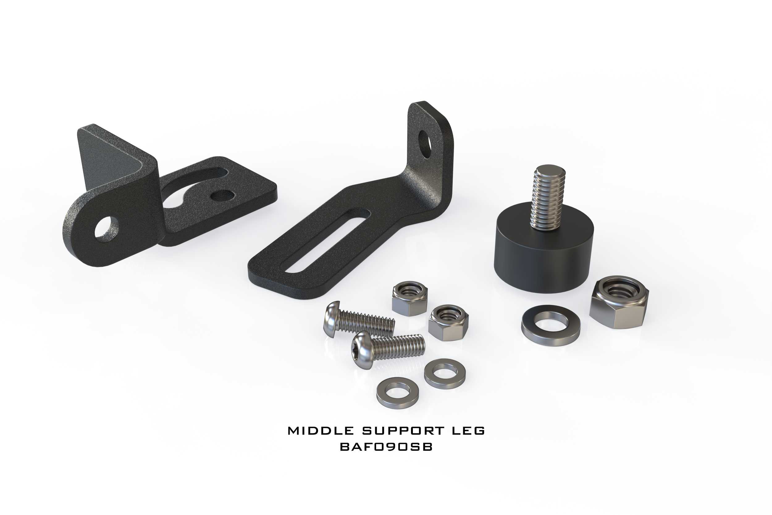 Morimoto BAF090SB - 2Banger: Banger Bar Middle Support Leg (Each)