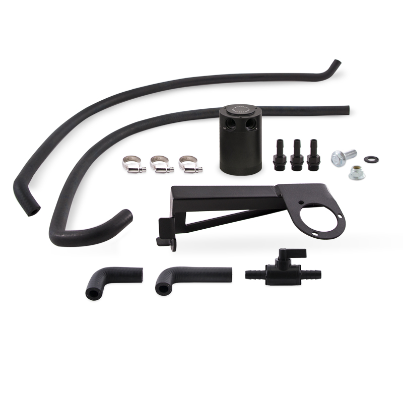 Mishimoto MMBCC-RS-16PBE2 - 2016+ Ford Focus RS Baffled Oil Catch Can Kit - Black Mishimoto MMBCC-RS-16PBE2 - 2016+ Ford Focus RS Baffled Oil Catch Can Kit - Black