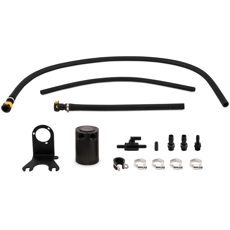 Mishimoto MMBCC-JLP-18PBE - 2018+ Jeep Wrangler JL 3.6L Baffled Oil Catch Can