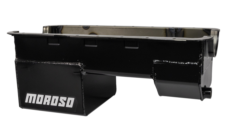 Moroso 20520 - Ford 351W (w/Rear Sump & Billet End Seals) Extra Deep Wet Sump 7qt 9in Steel Oil Pan Moroso 20520 - Ford 351W (w/Rear Sump & Billet End Seals) Extra Deep Wet Sump 7qt 9in Steel Oil Pan