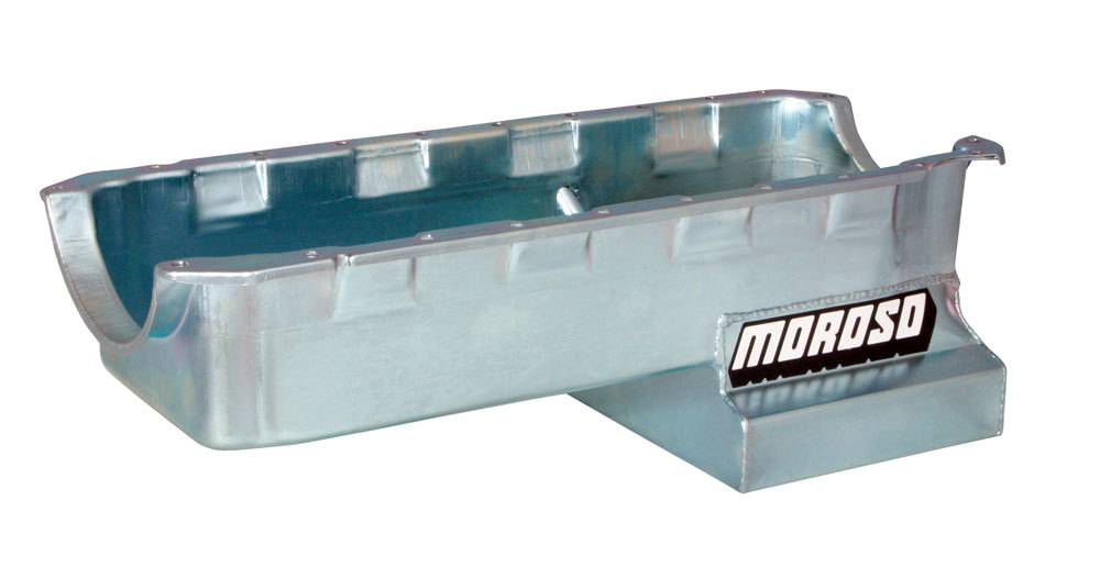 Moroso 20406 - Chevrolet Big Block Mark IV Stroker Wet Sump 6qt 8in Steel Oil Pan Moroso 20406 - Chevrolet Big Block Mark IV Stroker Wet Sump 6qt 8in Steel Oil Pan