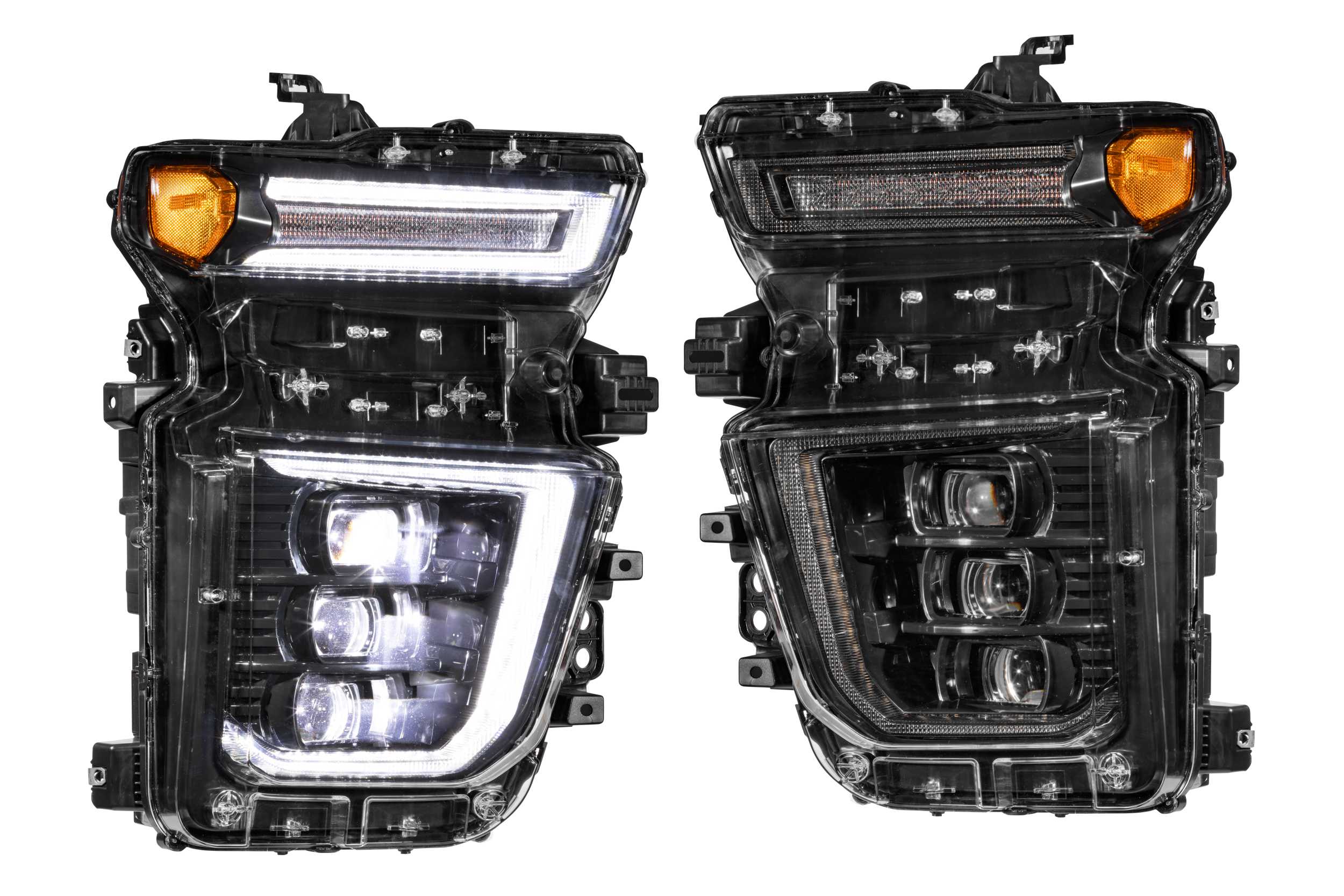 Morimoto LF547 - XB LED Headlights: Chevrolet Silverado HD (20-24 / Set)