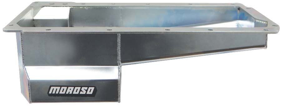 Moroso 20149 - GM LS Swap/Early F-Body (w/Rear Sump & Remote Oil Filter Adapter) Wet Sump 6in Steel Oil Pan Moroso 20149 - GM LS Swap/Early F-Body (w/Rear Sump & Remote Oil Filter Adapter) Wet Sump 6in Steel Oil Pan