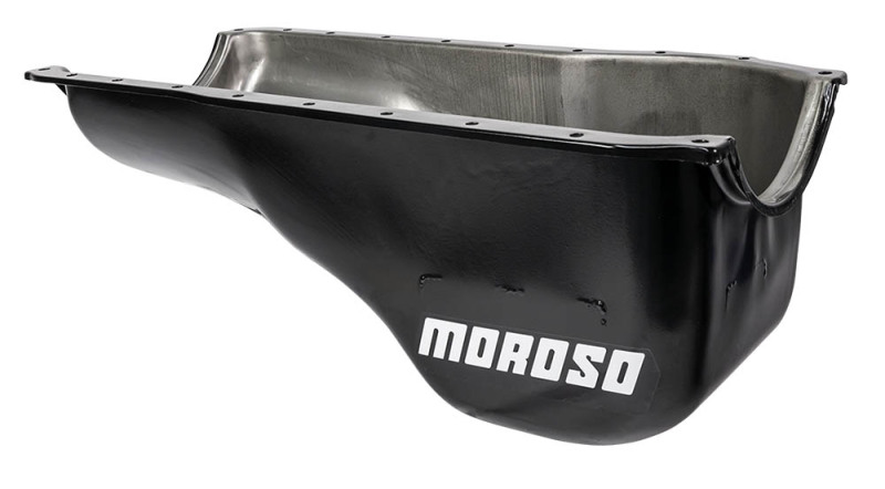 Moroso 20557 - Ford 351C/351M Stock (w/Front Sump) Wet Sump 6qt 8.25in Steel Oil Pan