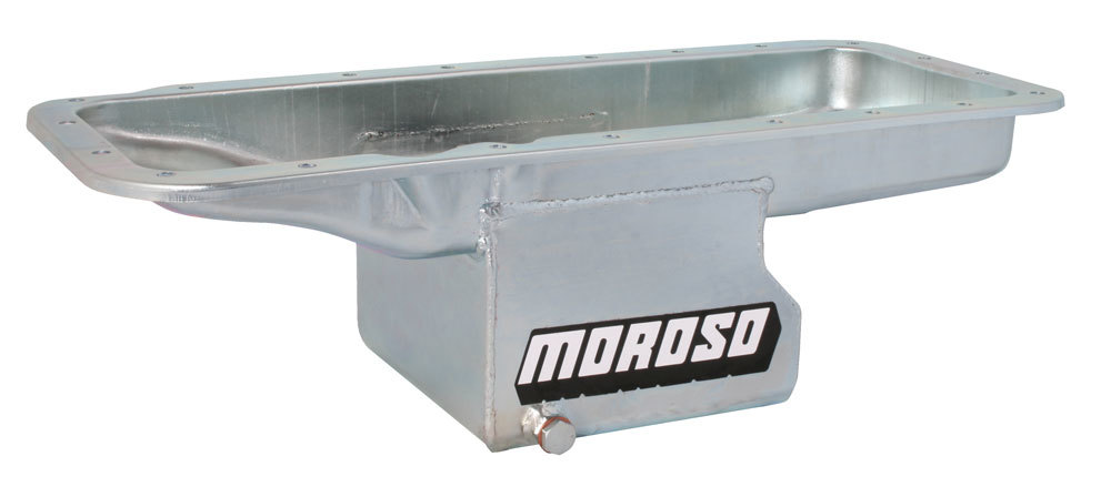 Moroso 20760 - Mopar 361-440 (w/Center Sump) Deep Wet Sump 7qt 7in Steel Oil Pan Moroso 20760 - Mopar 361-440 (w/Center Sump) Deep Wet Sump 7qt 7in Steel Oil Pan