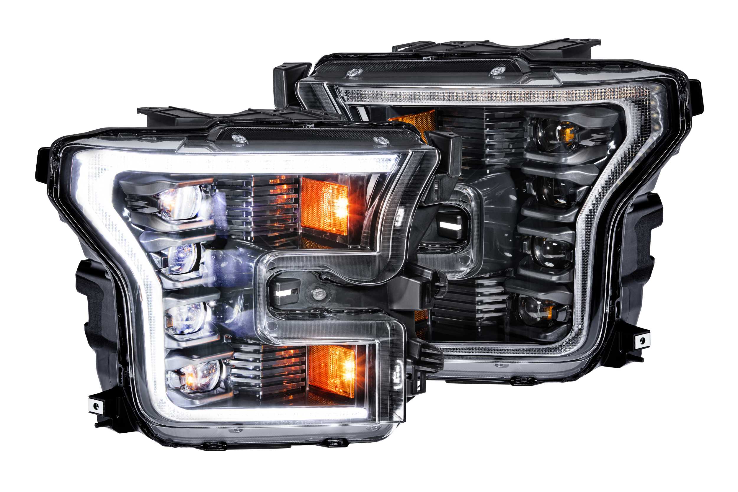 Morimoto LF502.2-ASM - XB LED Headlights: Ford F-150 (15-17 / White DRL / Set)