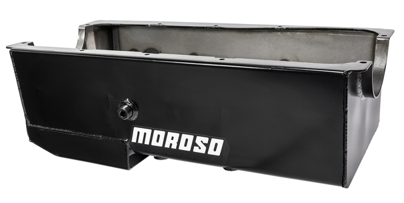 Moroso 20616 - Ford 429-460 (w/Box Sump) Drag Race Wet Sump 9qt 7-7/8in Steel Oil Pan