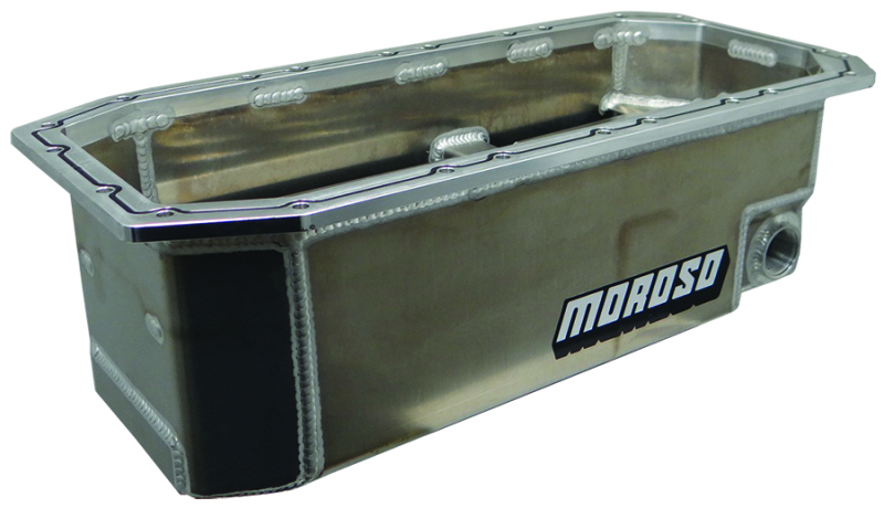 Moroso 20055 - AJPE TFX 96/TFX 2000/TFX 2002 Dragster Wet Sump 7in Aluminum Oil Pan