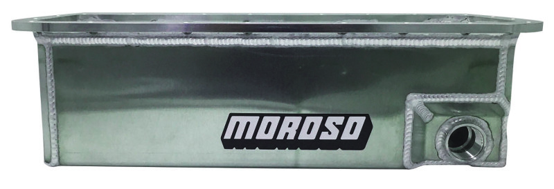 Moroso 20043 - Hemi (Incl. Keith Black/JP-1 Dragster) Wet Sump 7in Aluminum Oil Pan