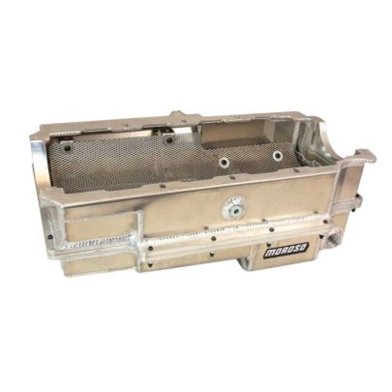 Moroso 20379 - Donovan 500 & 700 BBC 2-Piece -16AN Ext Wet Sump Aluminum Oil Pan w/Double Power Kick Out Moroso 20379 - Donovan 500 & 700 BBC 2-Piece -16AN Ext Wet Sump Aluminum Oil Pan w/Double Power Kick Out