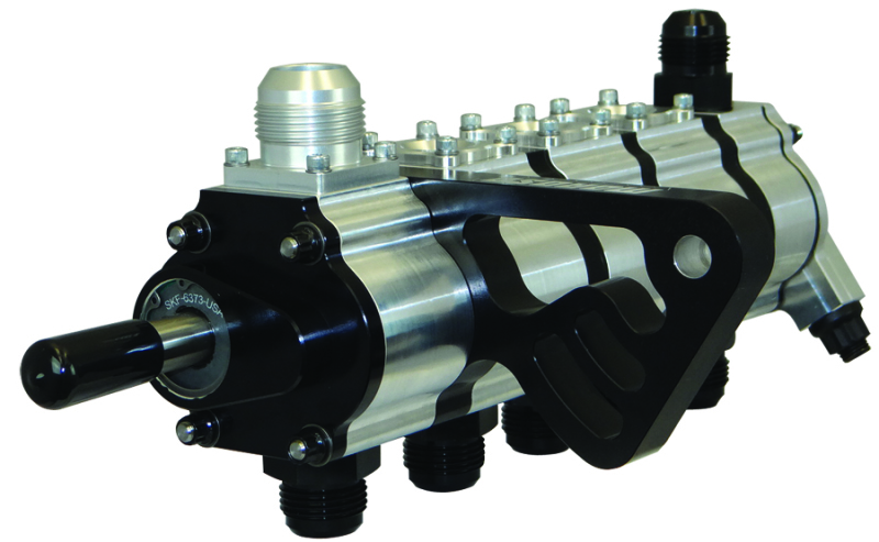 Moroso 22325 - Dragster 5 Stage Dry Sump Oil Pump - Tri-Lobe - Right Side - 1.200 Pressure Moroso 22325 - Dragster 5 Stage Dry Sump Oil Pump - Tri-Lobe - Right Side - 1.200 Pressure
