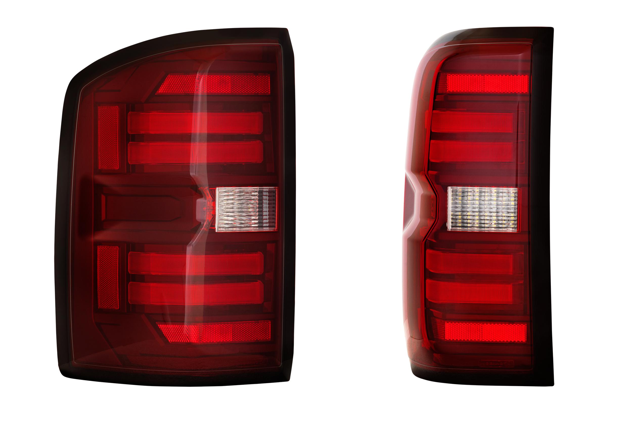 Morimoto LF730 - XB LED Tail Lights: GMC Sierra (14-18 / Red Lens / Set)
