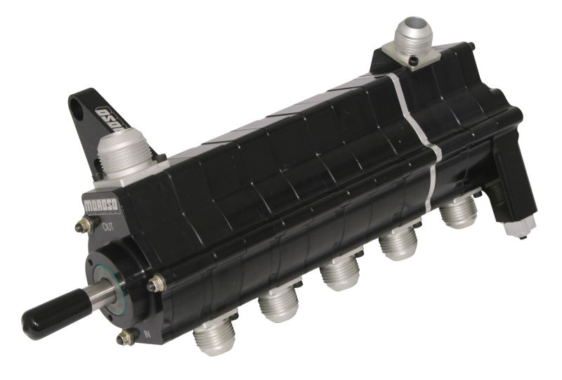 Moroso 22425 - Black Series Dragster 5 Stage Dry Sump Oil Pump - Left Side - 1.100 Pressure Moroso 22425 - Black Series Dragster 5 Stage Dry Sump Oil Pump - Left Side - 1.100 Pressure