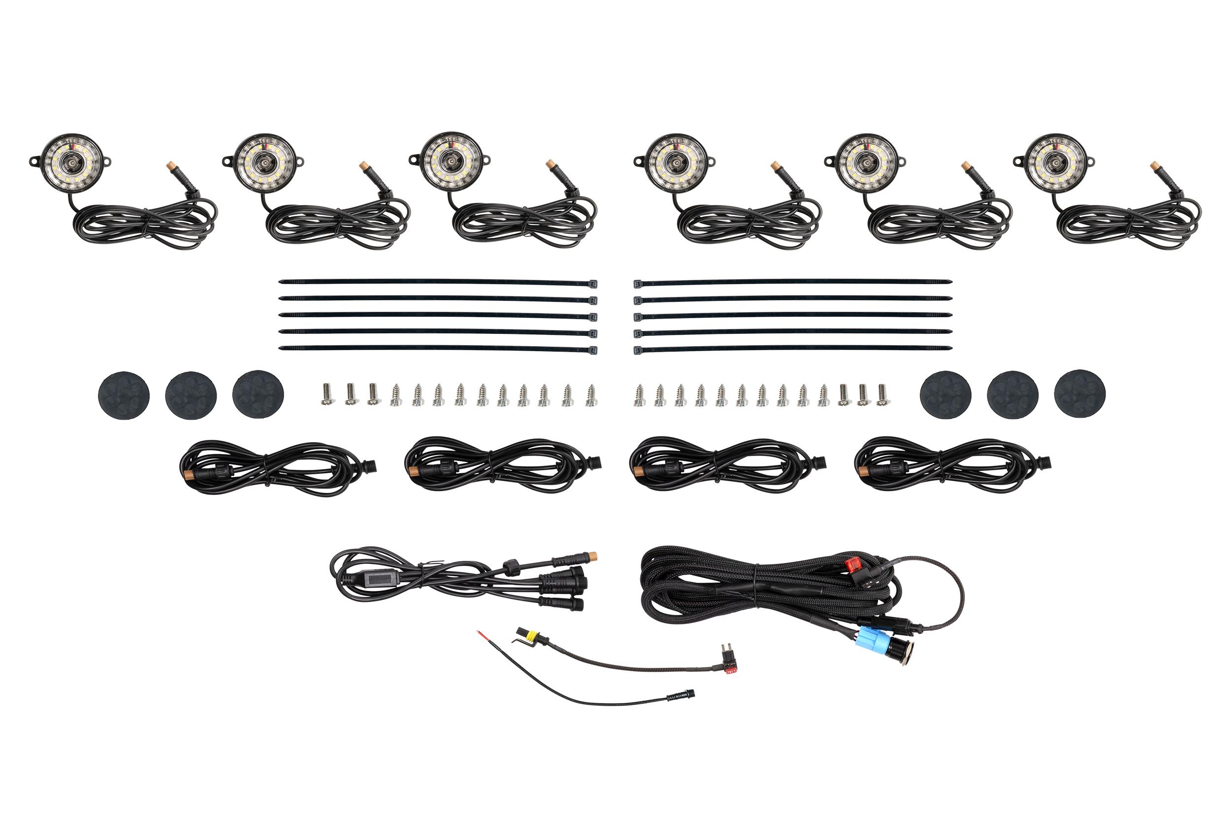 Morimoto XRL10 - Rock Light Kit: White LED / 6 Pack Morimoto XRL10 - Rock Light Kit: White LED / 6 Pack