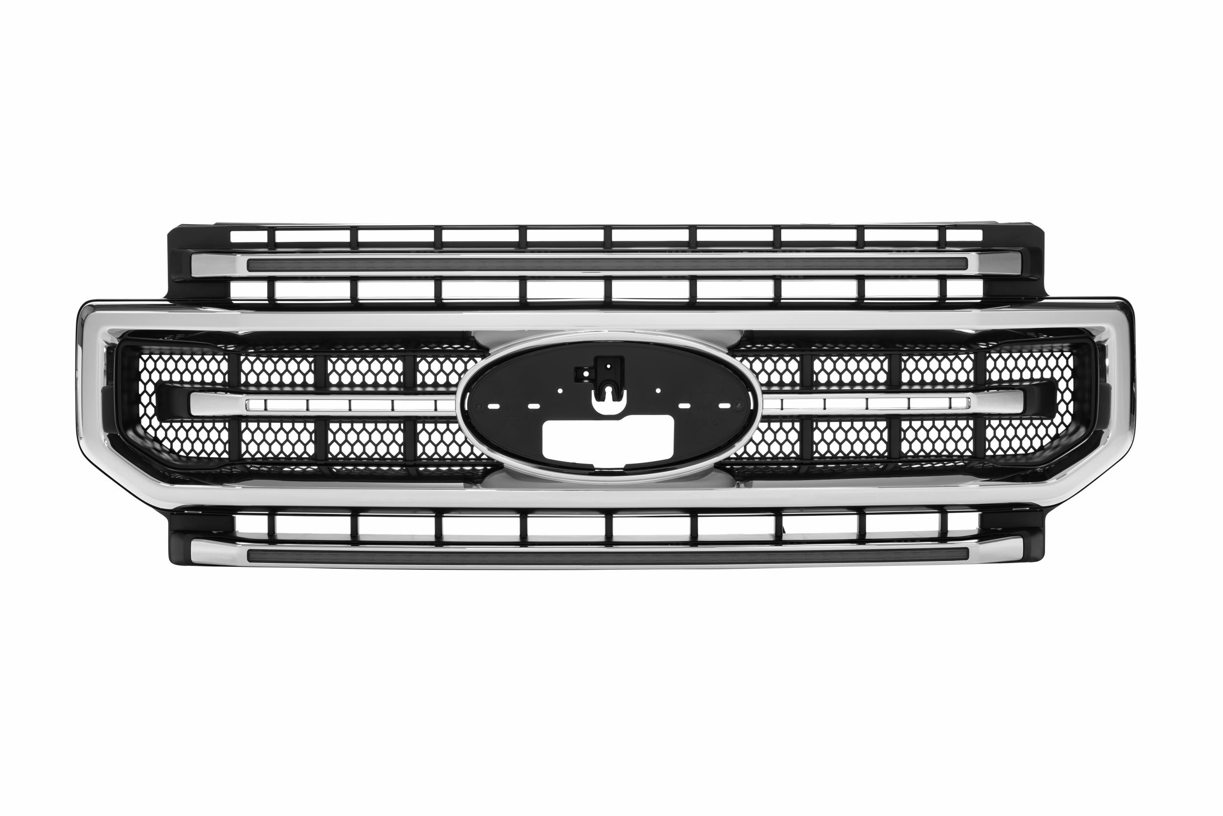 Morimoto XBG12 - XBG LED Grille: Ford Super Duty (20-22 / Chrome / White DRL)
