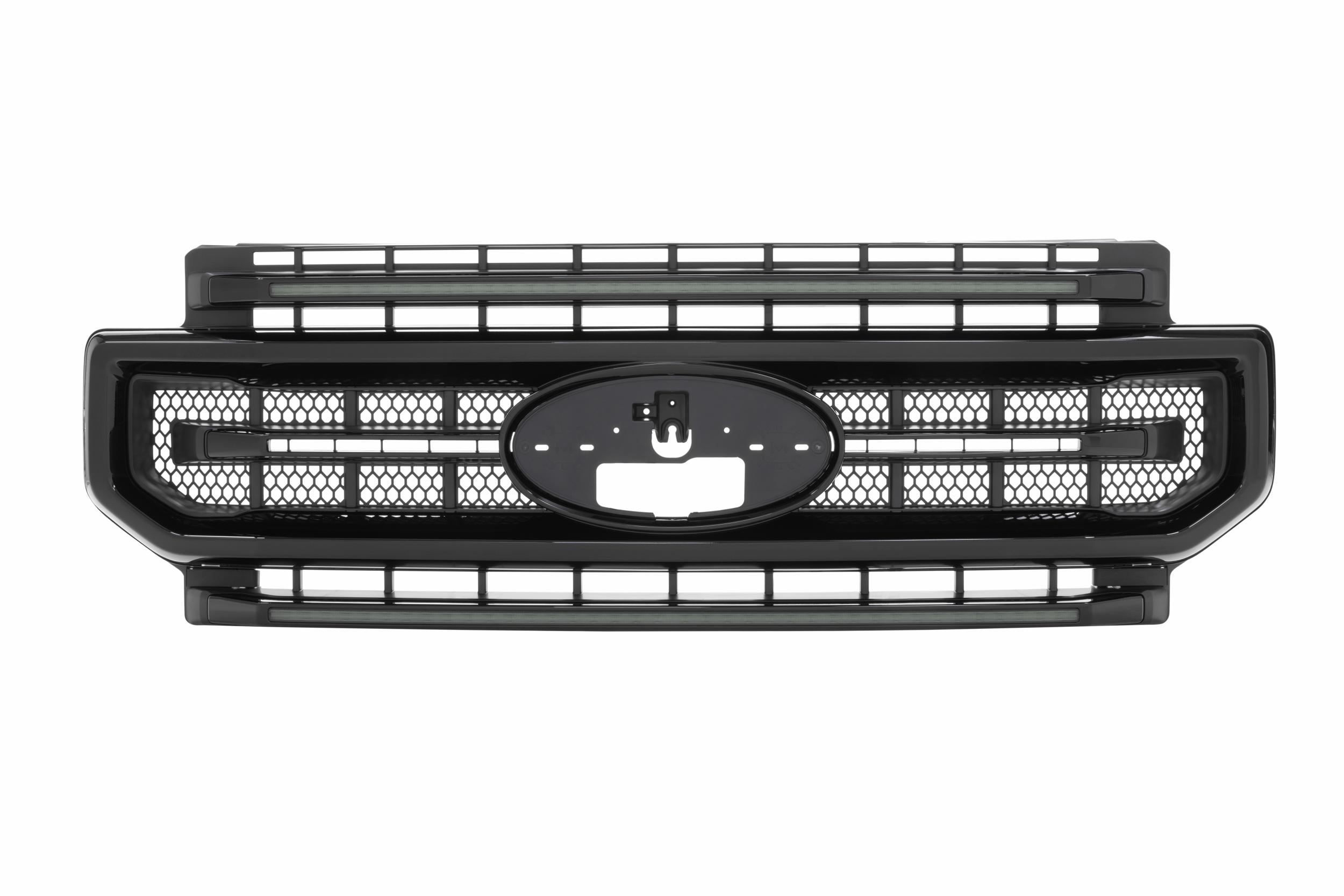 Morimoto XBG10 - XBG LED Grille: Ford Super Duty (20-22 / Black / White DRL)