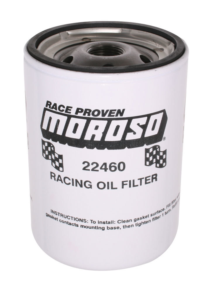 Moroso 22460 - Chevrolet 13/16in Thread 5-1/4in Tall Oil Filter - Racing