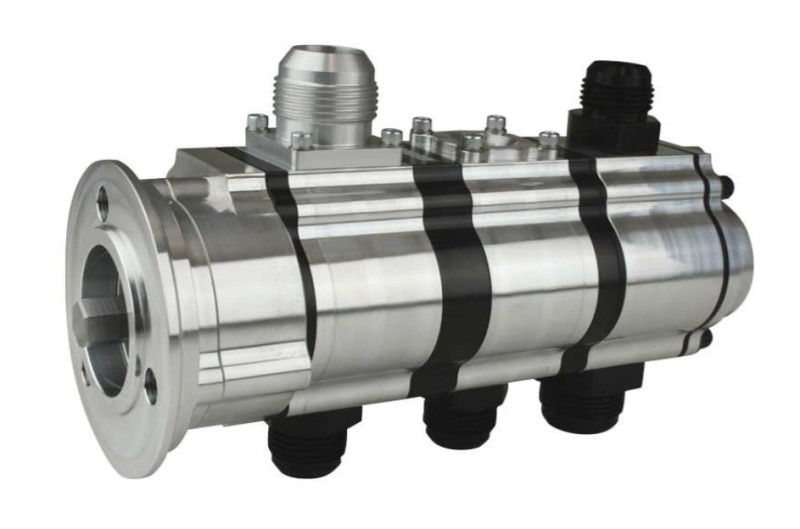 Moroso 22333 - Rev  Rotation Dry Sump 3-Stage Oil Pump V-Band Noonah Hex Drive 1.800 PS