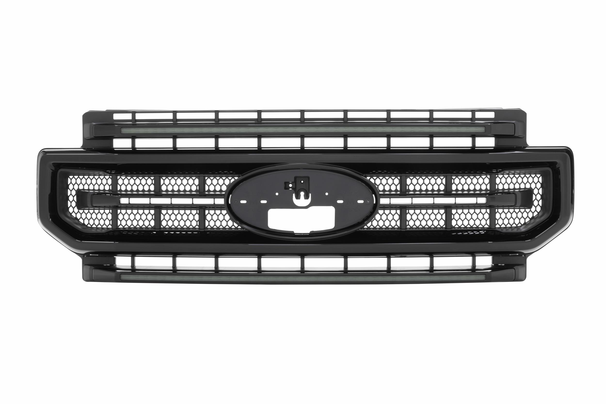 Morimoto XBG11 - XBG LED Grille: Ford Super Duty (20-22 / Black / Amber DRL)