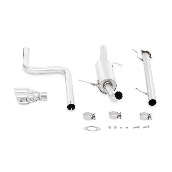 Mishimoto MMEXH-FIST-14P - 14-16 Ford Fiesta ST 1.6L 2.5in Stainless Steel Cat-Back Exhaust w/ Polish Tips Mishimoto MMEXH-FIST-14P - 14-16 Ford Fiesta ST 1.6L 2.5in Stainless Steel Cat-Back Exhaust w/ Polish Tips